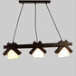Pardo Brown Wood Hanging Light - RA-170-3LP - Included Bulbs