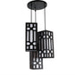Black - White Wood - Plastic Hanging Light - RA-76-HL-LLL