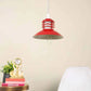Jauna Red Iron Hanging Light | Apollo-Red-1LP-Small | Included Bulb | Eliante by Jainsons Lights