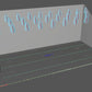 Sportball — the original lighting plan for the court, checked in DIALux (design visual)