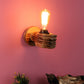 Wooden Wood Wall Light -RIGHT-HARD-1W - Included Bulb
