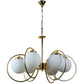Frances Gold Iron Globe Chandelier | 5021-6LP | Included Bulb | Eliante by Jainsons Lights