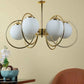 Frances Gold Iron Globe Chandelier | 5021-6LP | Included Bulb | Eliante by Jainsons Lights