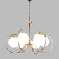 Frances Gold Iron Globe Chandelier | 5021-6LP | Included Bulb | Eliante by Jainsons Lights