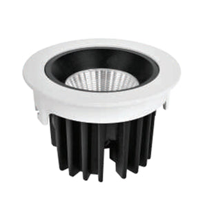 Rio White Plus Black Cob Downlight 12w ALRI12R