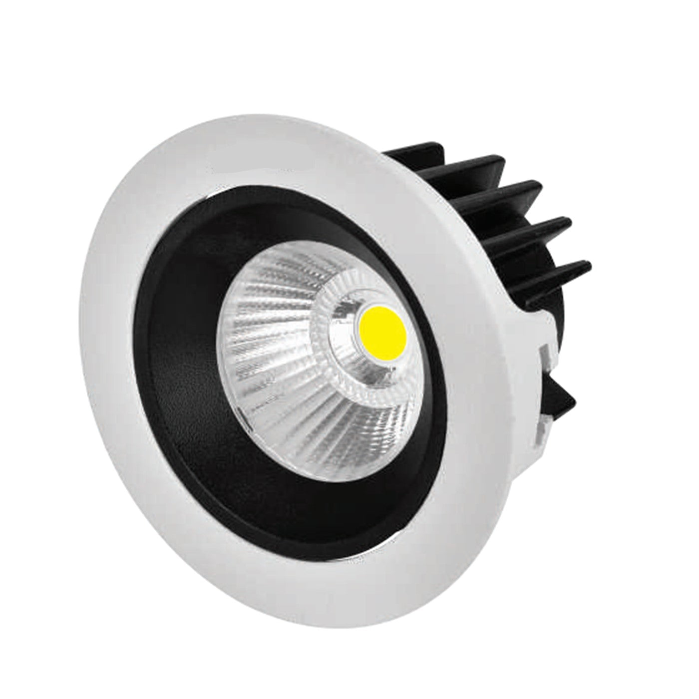 Rio White Plus Black Cob Downlight 12w ALRI12R