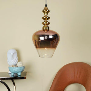 ELIANTE Zera Gold Iron Hanging Lights - ROSE-GOLD-1LP - without bulb