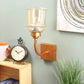 Gold Metal Wall Light - ROSE-GOLD-WALL-1W - Included Bulb