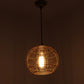 Gold Metal Hanging Light Round-jali-10-inch