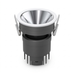 Glanza round recessed adjustable COB spotlight