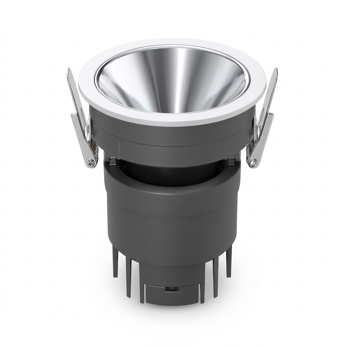 Glanza round recessed adjustable COB spotlight