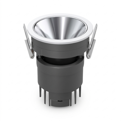 Glanza round recessed adjustable COB spotlight
