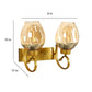 Antique Gold Iron Wall Lights -RSA-110-2W - Included Bulbs