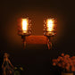 Antique Gold Iron Wall Lights -RSA-114-2W - Included Bulbs
