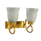 Antique Gold Iron Wall Lights -RSA-115-2W - Included Bulbs