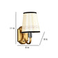 GloomyBright Antique Gold Metal Wall Lights -S-121-1w - Included Bulbs