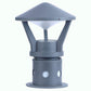 ELIANTE Grey Aluminium Base Frost Acrylic Shade Gate Light - S-177-Gl - Bulb Included