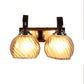 Pardo Brown Wood Wall Light - S-186-2W - Included Bulbs