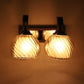 Pardo Brown Wood Wall Light - S-186-2W - Included Bulbs