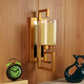 Oro gold metal Wall Light - S-188-1W - Included Bulbs