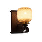 Pardo Brown Wood Wall Light - S-208-1W - Included Bulbs
