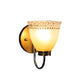 Laser Light Gold Metal Wall Lights -S-228-1W - Included Bulbs