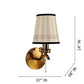 Dorada Gold Metal Wall Light - S-247-1W - Included Bulbs