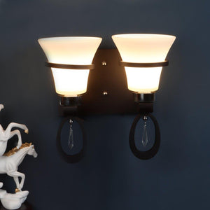 Pardo Brown Wood Wall Light - S-276-2W - Included Bulbs