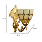 Glowing Spot Antique Gold Metal Wall Lights -S-281-1W - Included Bulbs