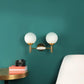 Dorada Gold Metal Wall Light - S-289-2W - Included Bulbs