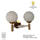 Dorada Gold Metal Wall Light - S-289-2W - Included Bulbs