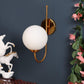 Dorada Gold Metal Wall Light - S-290-1W - Included Bulbs