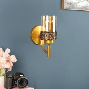 Dorada Gold Metal Wall Light - S-299-1W - Included Bulbs
