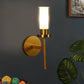 Antique Gold Iron Wall Lights -S-302-1W - Included Bulbs