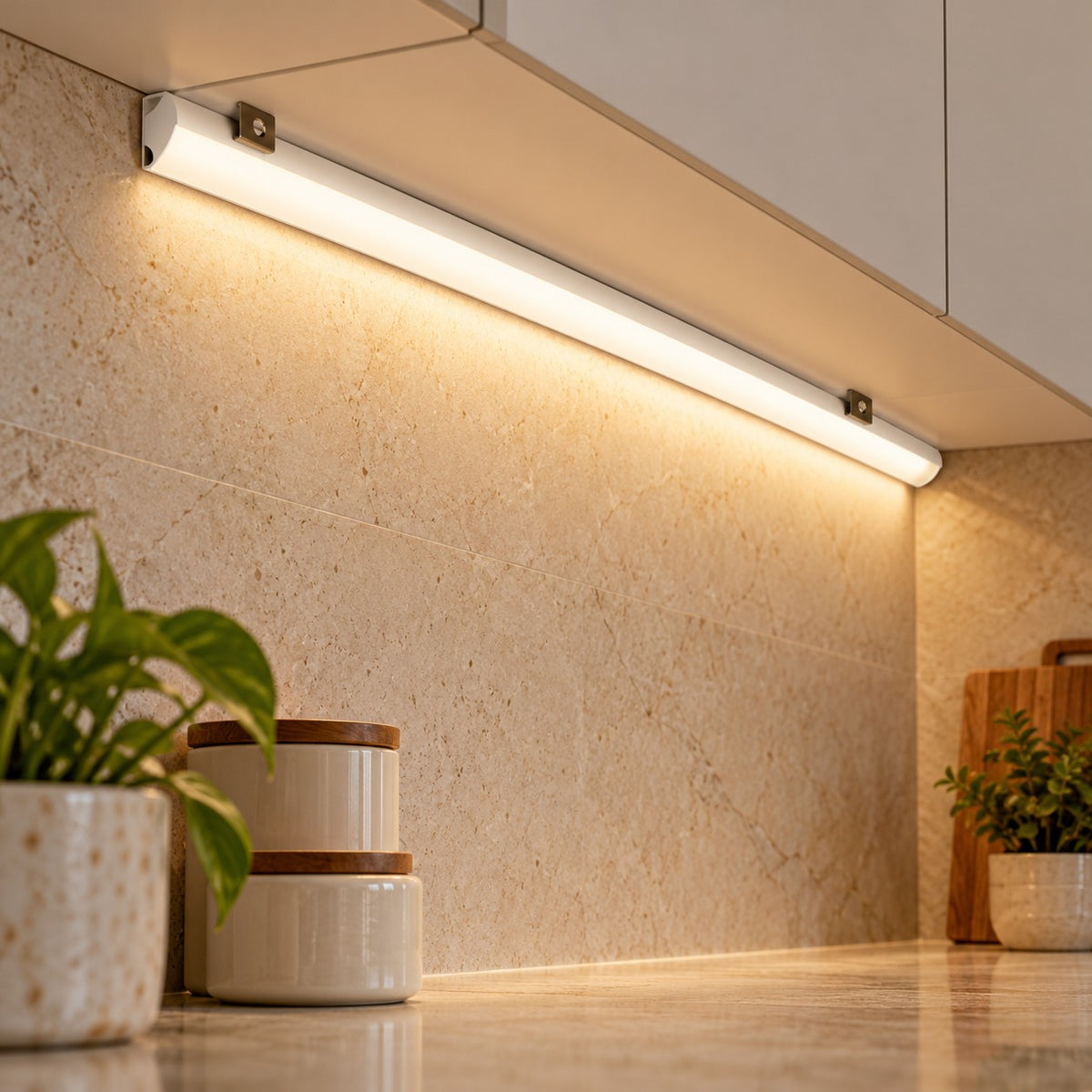 Aluminium Linear Profiles And Matching Accessories - 15.5mm Curved Corner Profile
