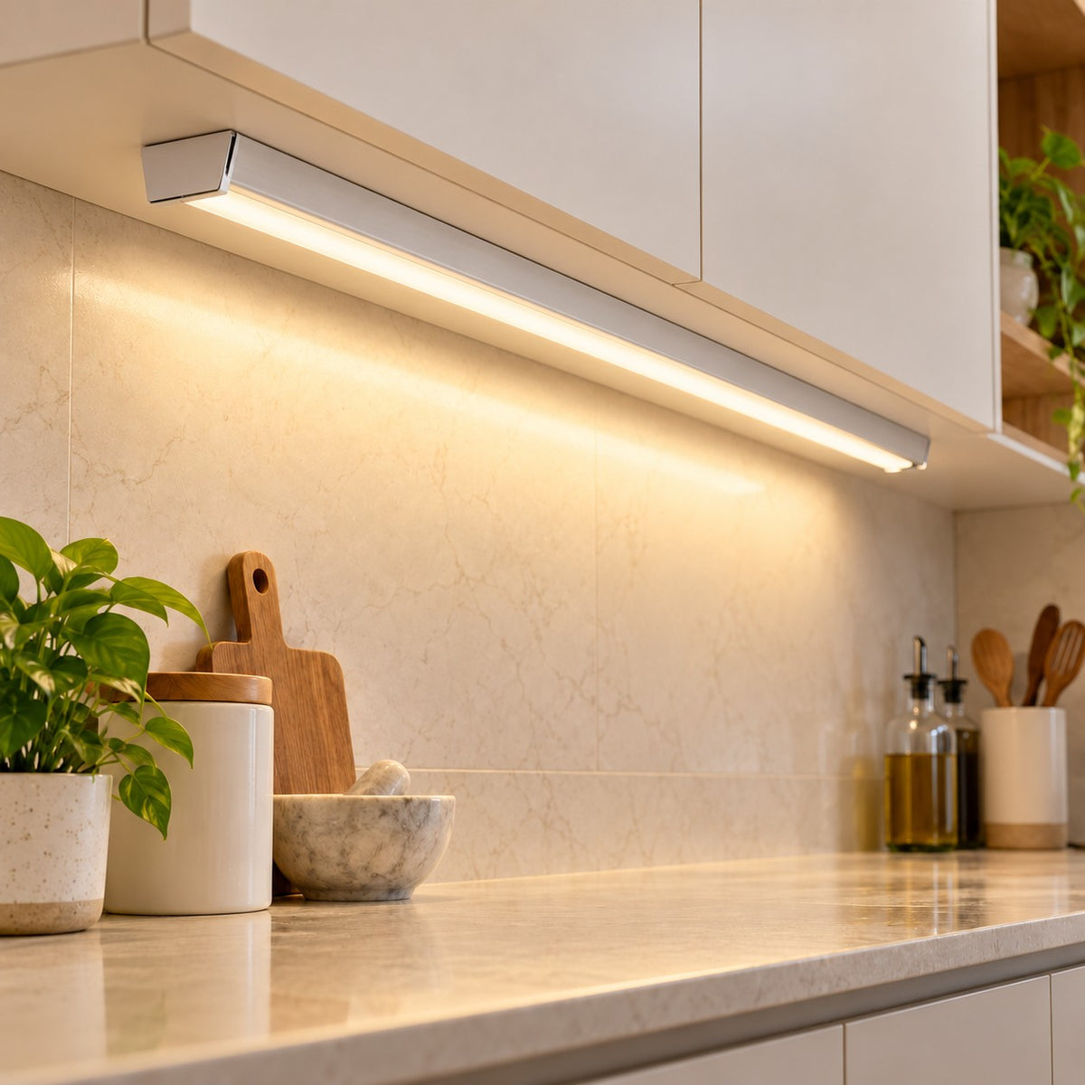 Aluminium Linear Profiles And Matching Accessories - 20mm Surface Profile 20.8mm Depth