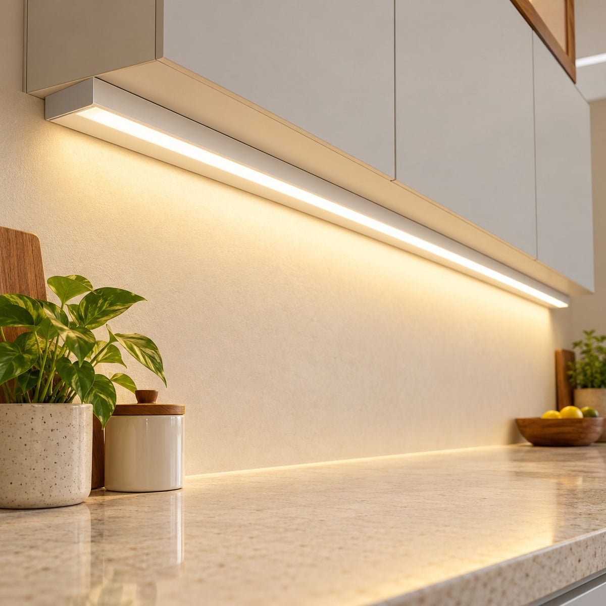 Aluminium Linear Profiles And Matching Accessories - 50mm Surface Profile 70mm Depth