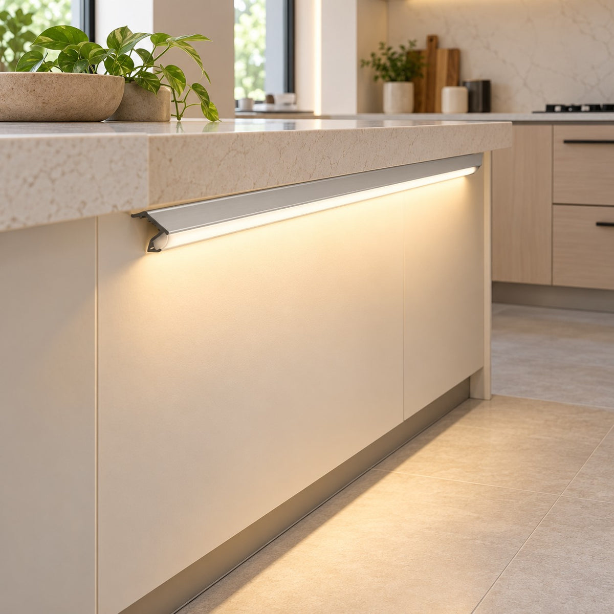 Aluminium Linear Profiles And Matching Accessories - Step Profile For Strips 1M