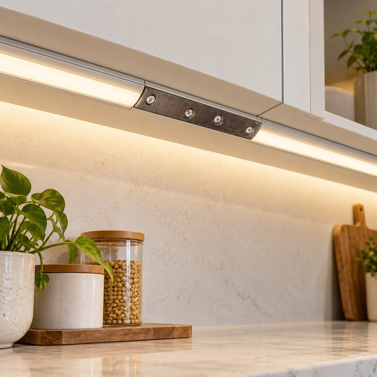 Aluminium Linear Profiles And Matching Accessories - Straight Connector > 35mm
