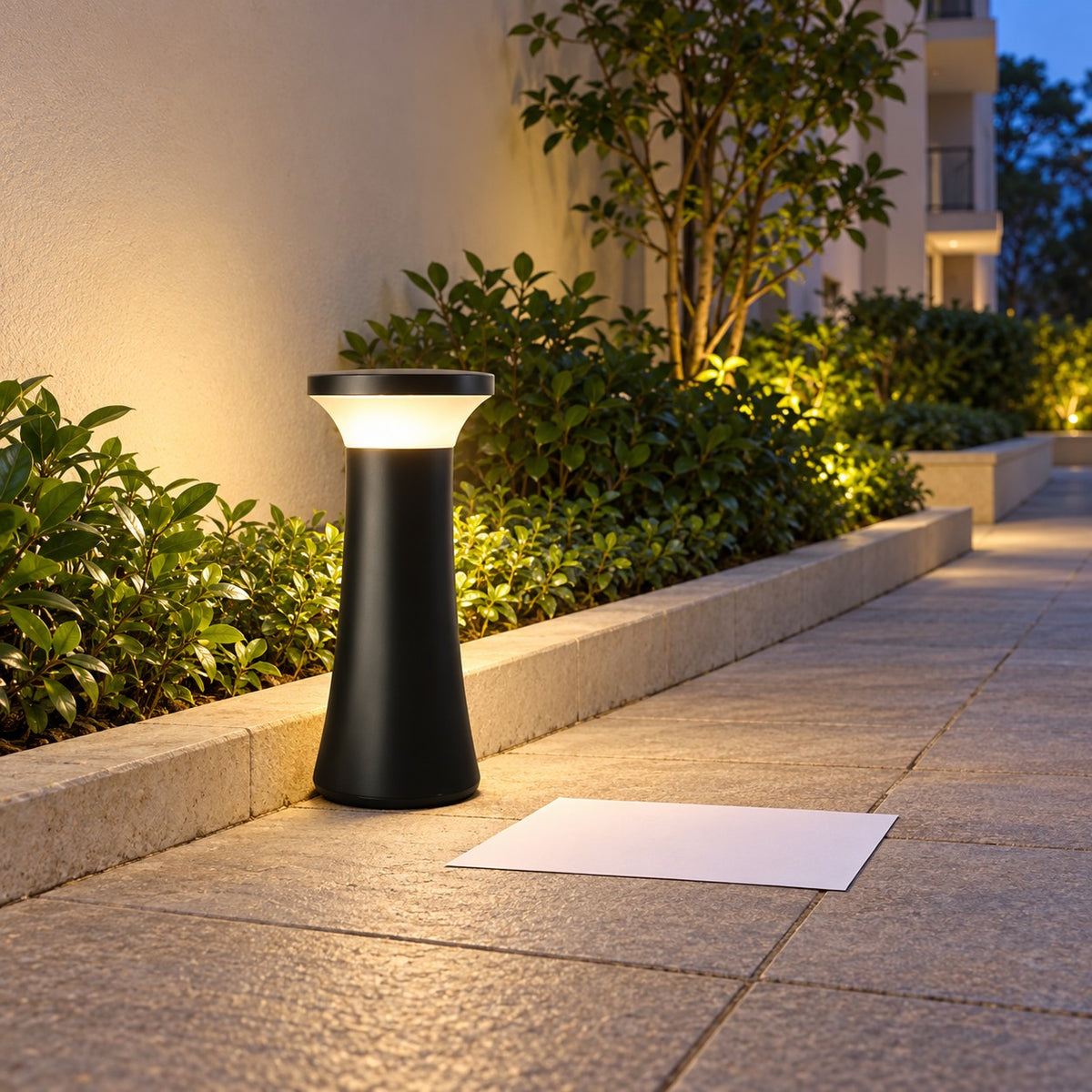 Garden LED Bollard Lights - 12W Sprout Bollard Small 355mm, 12W Sprout Bollard Big 720mm