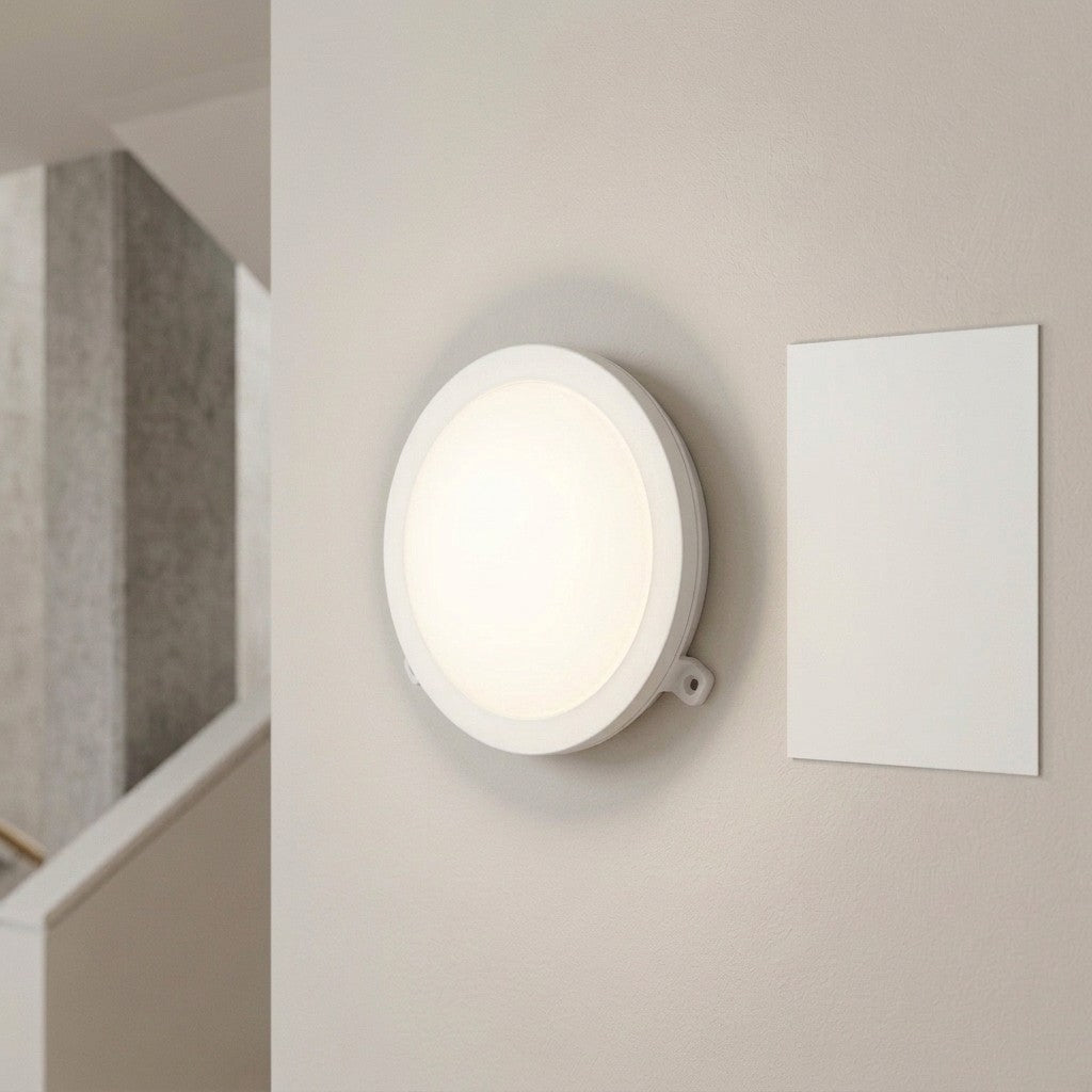 Sensor And Eco LED Bulkhead Lights - 12W Osmium Bulkhead With Legs