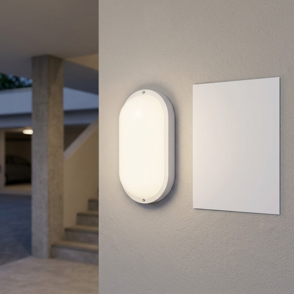 Sensor And Eco LED Bulkhead Lights - 10W Oval Eco Bulkhead, 20W Oval Eco Bulkhead
