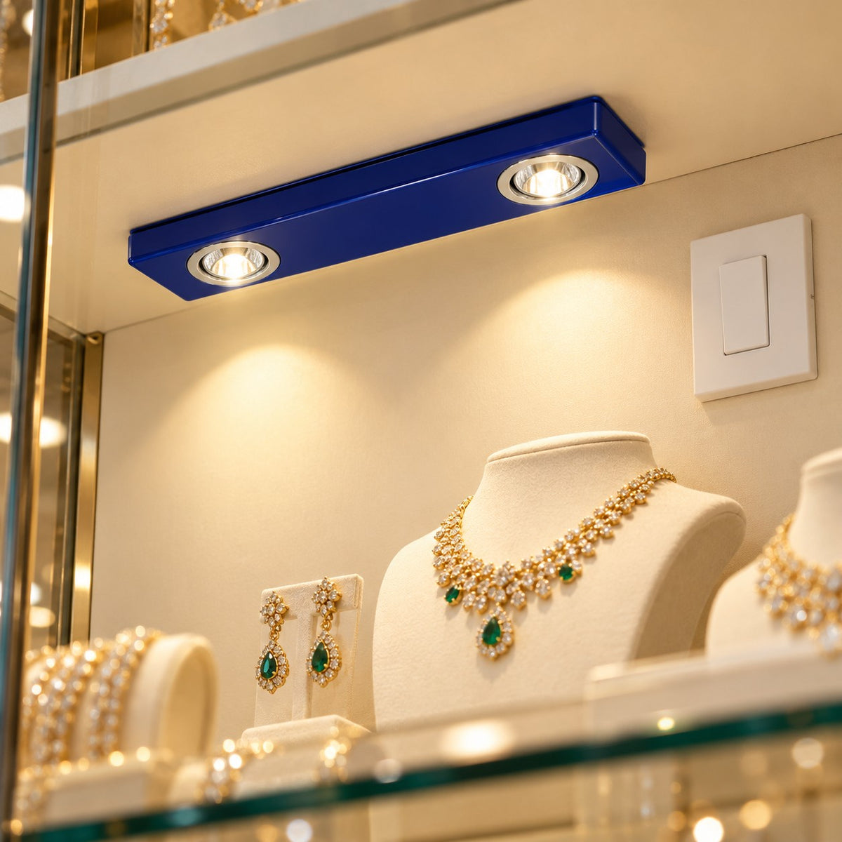 Micro Spot And Display Cabinet LED Lights - Under Cabinet 2x20W Colours Available