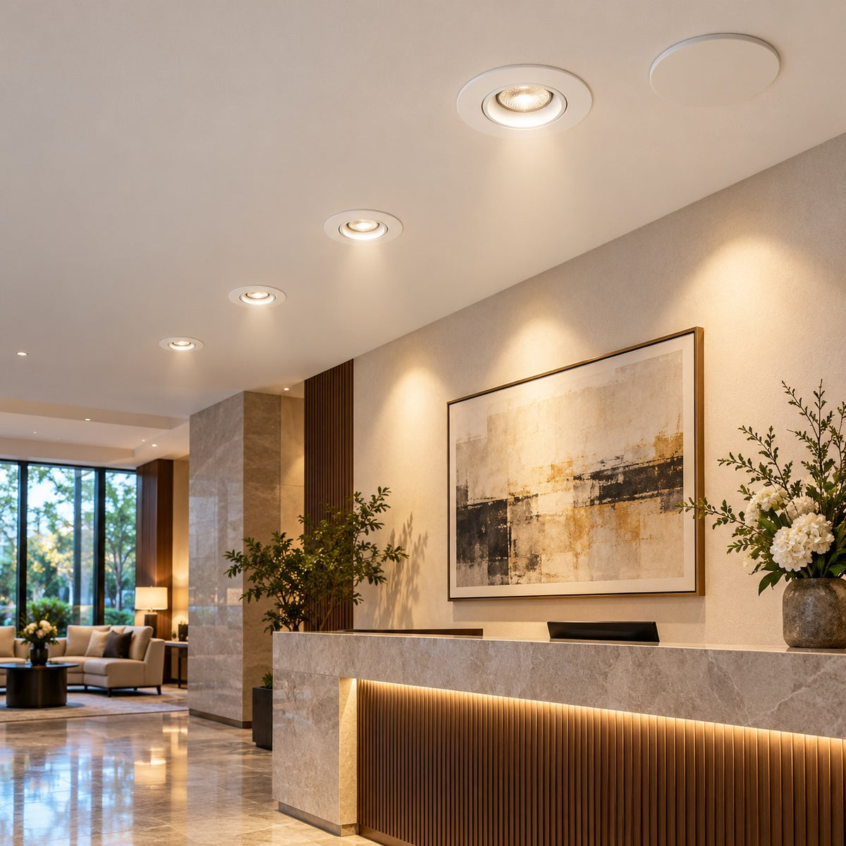 Architectural LED COB Downlights – Deep And Pin Spot - 10W Eco COB Deep Round, 20W Eco COB Deep Round, 30W Eco COB Deep Round, 7W Eco COB Deep Round