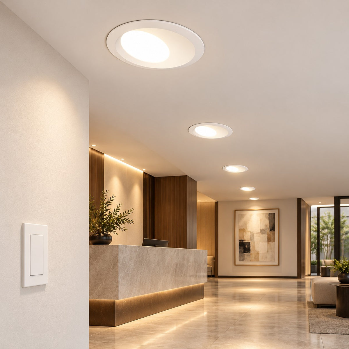 Architectural LED COB Downlights – Deep And Pin Spot - 12W Dimmable / White / H46xW120 / Ø115