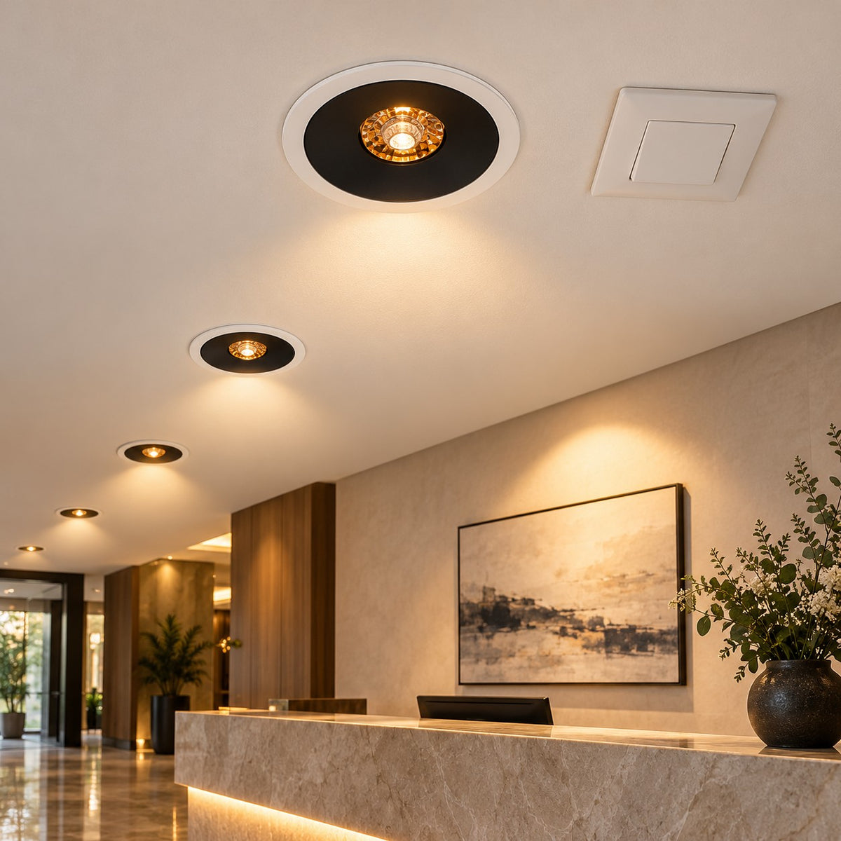 Architectural LED COB Downlights – Deep And Pin Spot - 6W Laser Series Round Deep COB