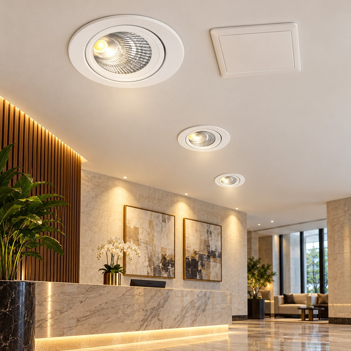Architectural LED COB Downlights – Deep And Pin Spot - 7W COB Deep Round Series