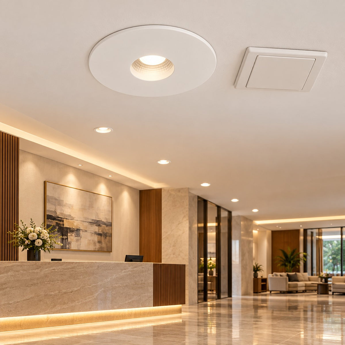 Architectural LED COB Downlights – Deep And Pin Spot - 10W COB Cut Deep Round Downlighter