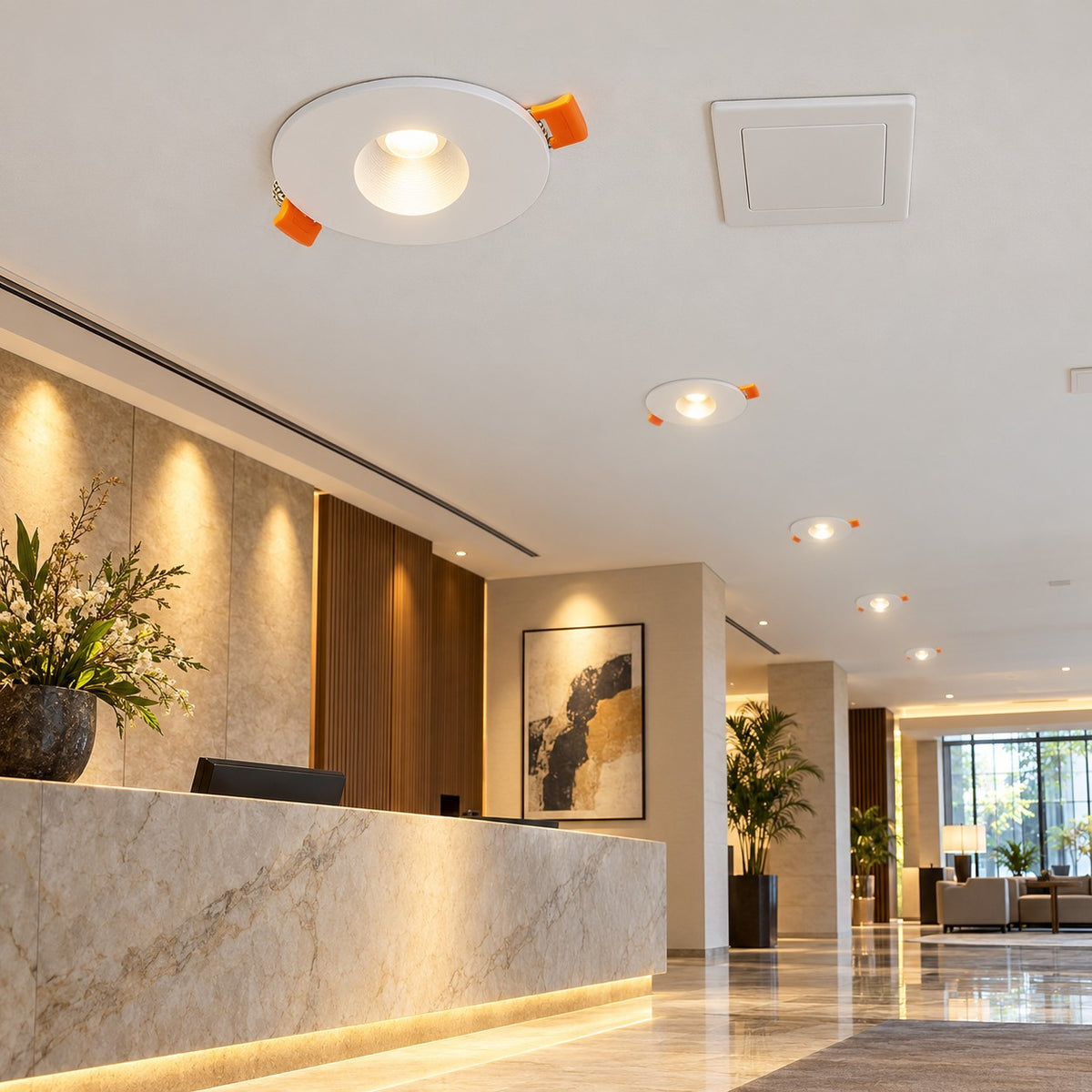 Architectural LED COB Downlights – Deep And Pin Spot - 10W COB U Pin Hole Deep Downlighter