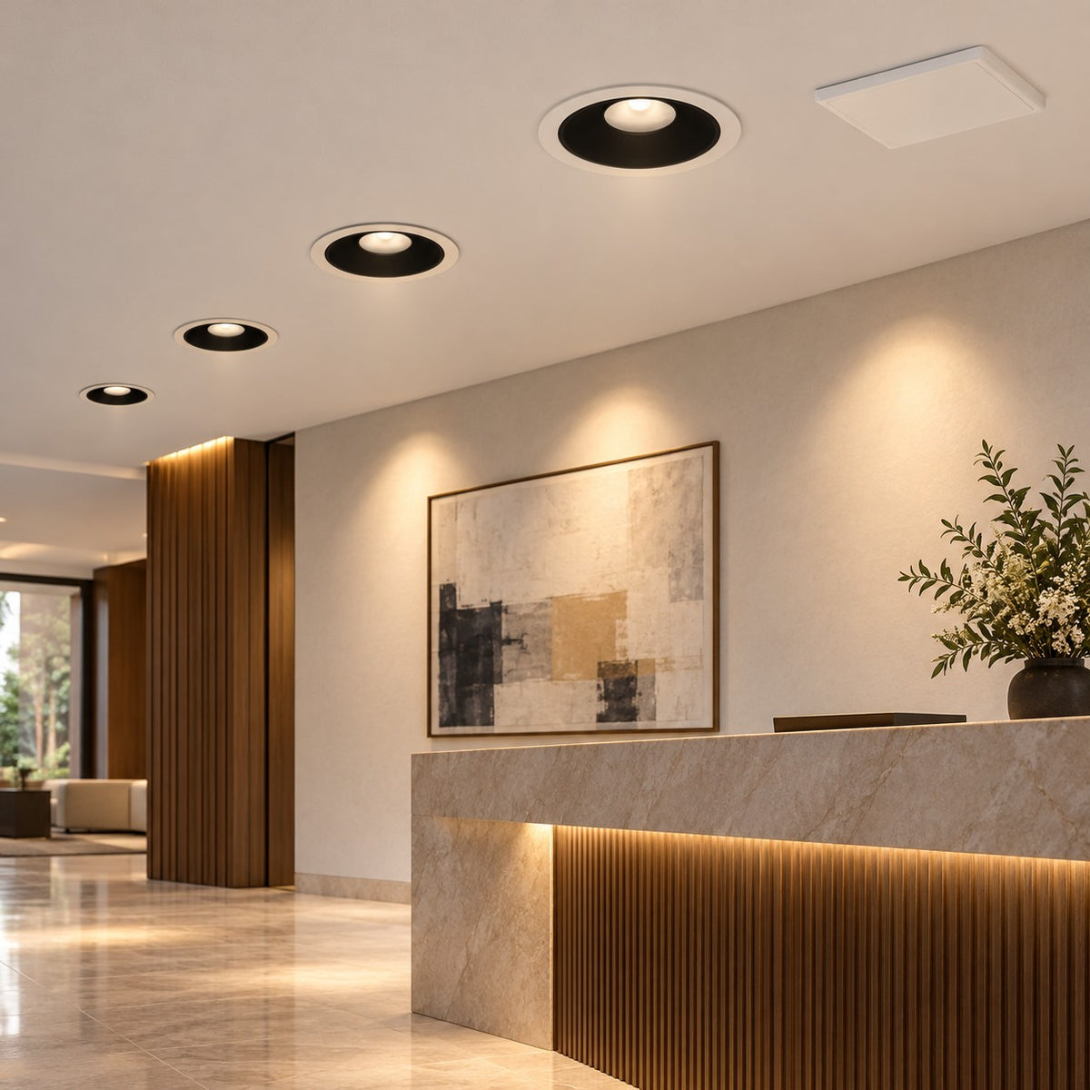 Architectural LED COB Downlights – Deep And Pin Spot - 12W Dimmable Deep COB Downlight, 20W Dimmable Deep COB Downlight
